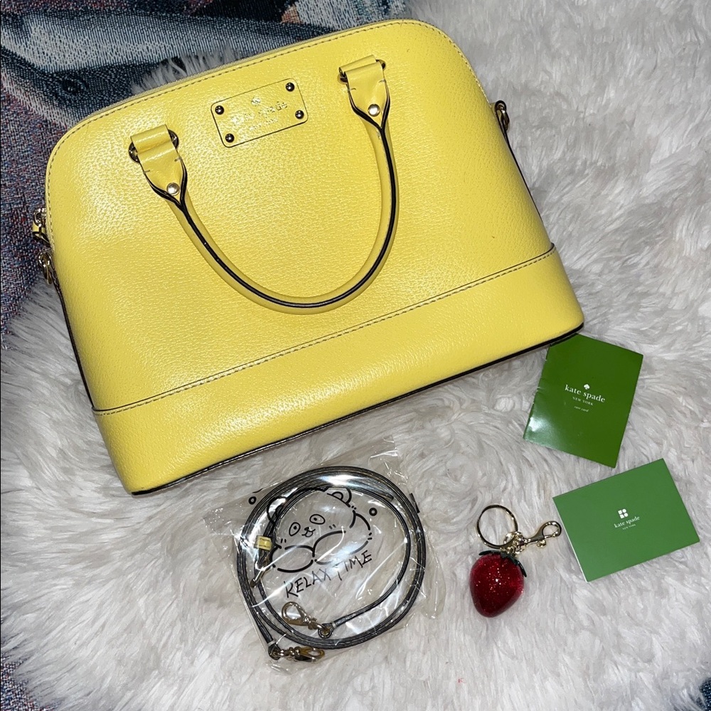Kate Spade dome satchel Wellesley Rachelle line